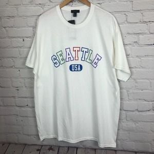 New Look Tee Shirt Seattle Cotton Size Large